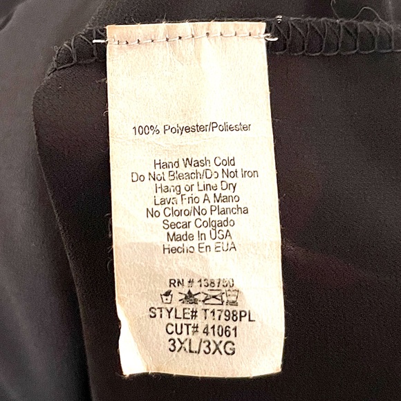 Bluebell See-through Black Top - Picture 5 of 5